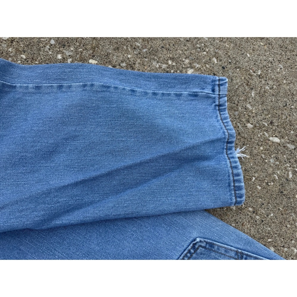 Levi's 505 Regular Fit Men's Jeans Light Wash Size 40x34‎ Made in 08 - Picture 12 of 16